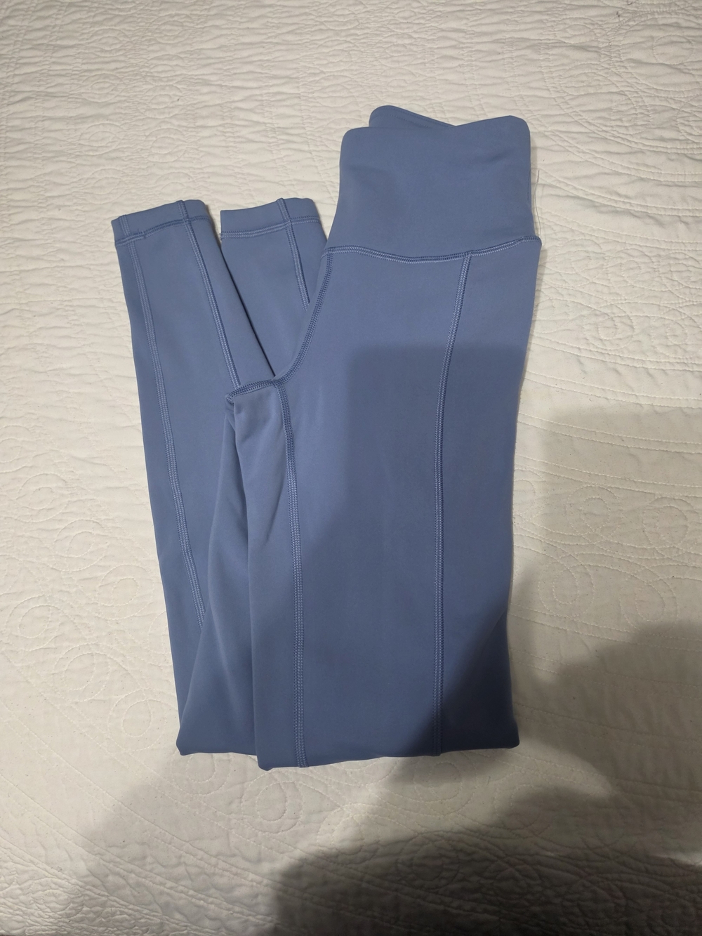 Avalanche High-Rise Leggings in Dusty Blue